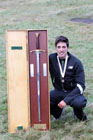 Senior Men's winner Ricky Stevenson